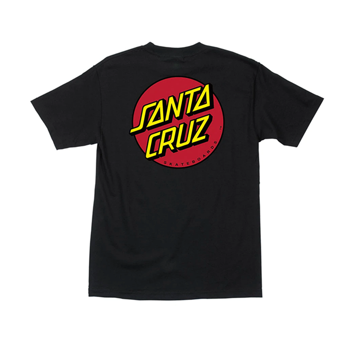 Santa Cruz Youth Classic Dot T-Shirt - Black