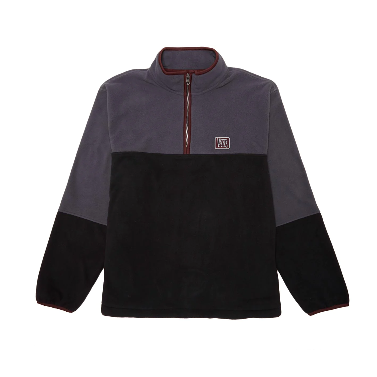 Vans Rowan Zorilla Half Zip Sweatshirt - Black/Grey