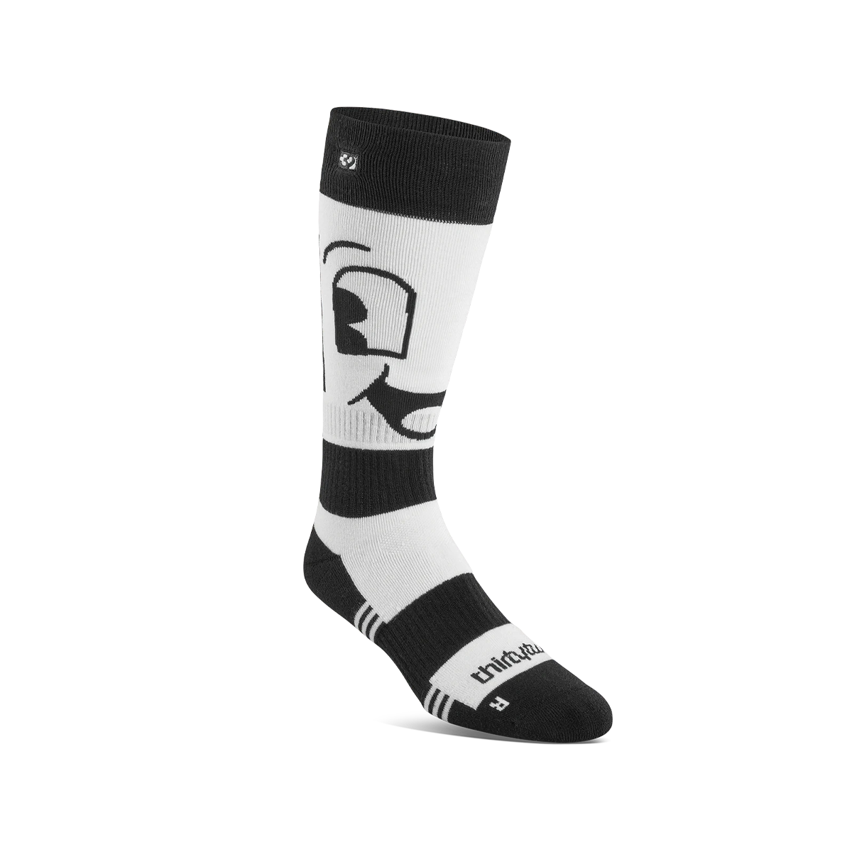 ThirtyTwo Spring Break Sock - Black/White