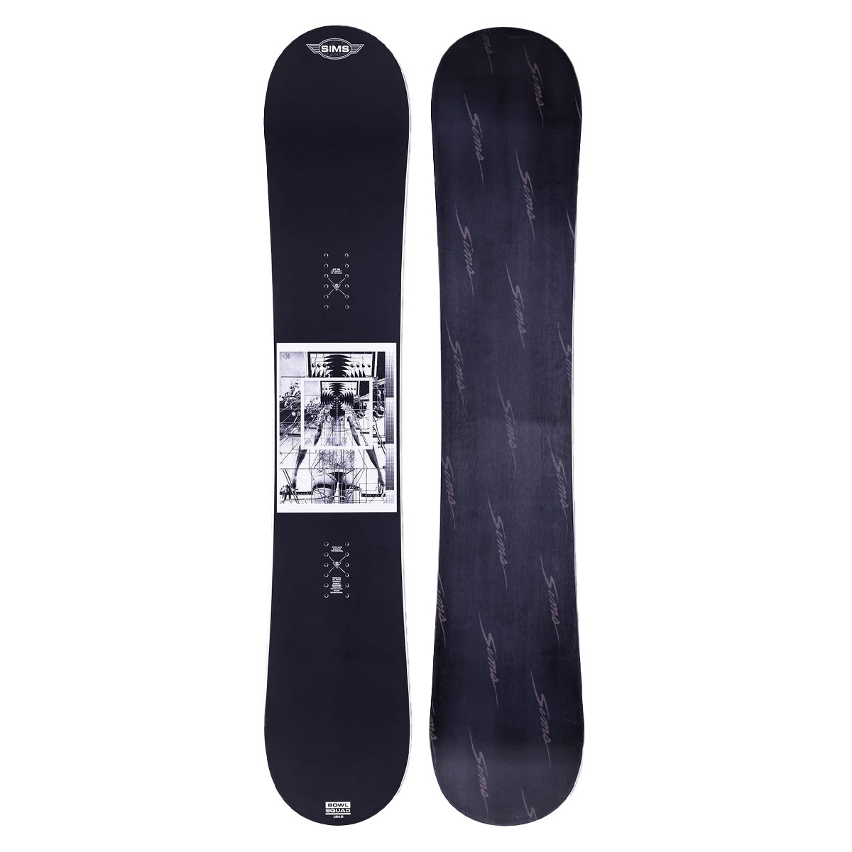 Sims 2024 Bowl Squad Snowboard - Assorted Sizes