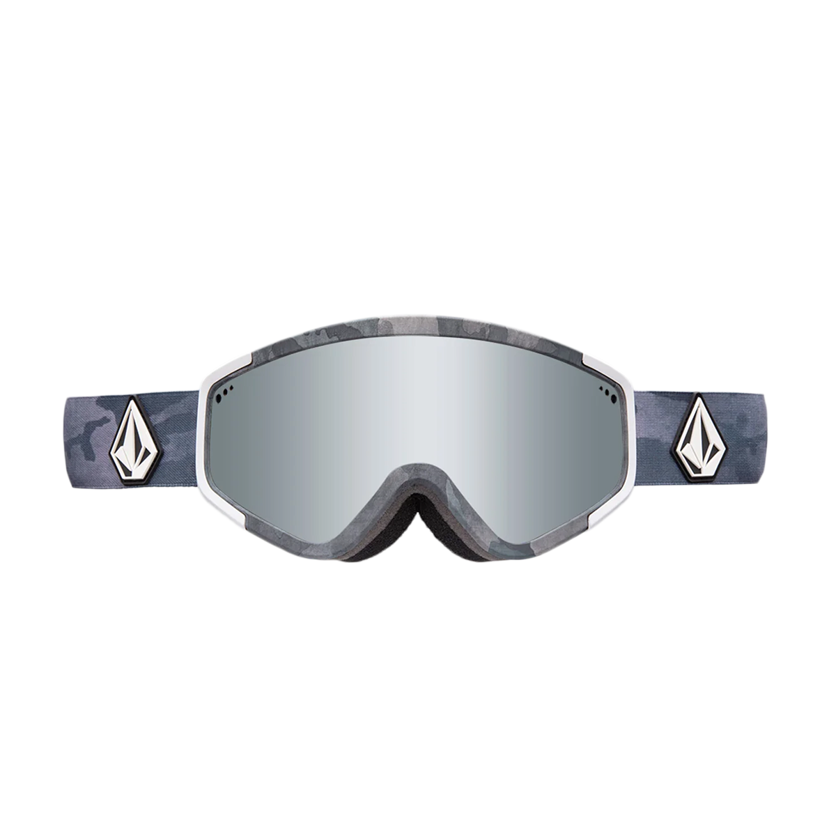 Volcom Attunga Goggles + Bonus Lens - Cloudwash Camo/Silver Chrome