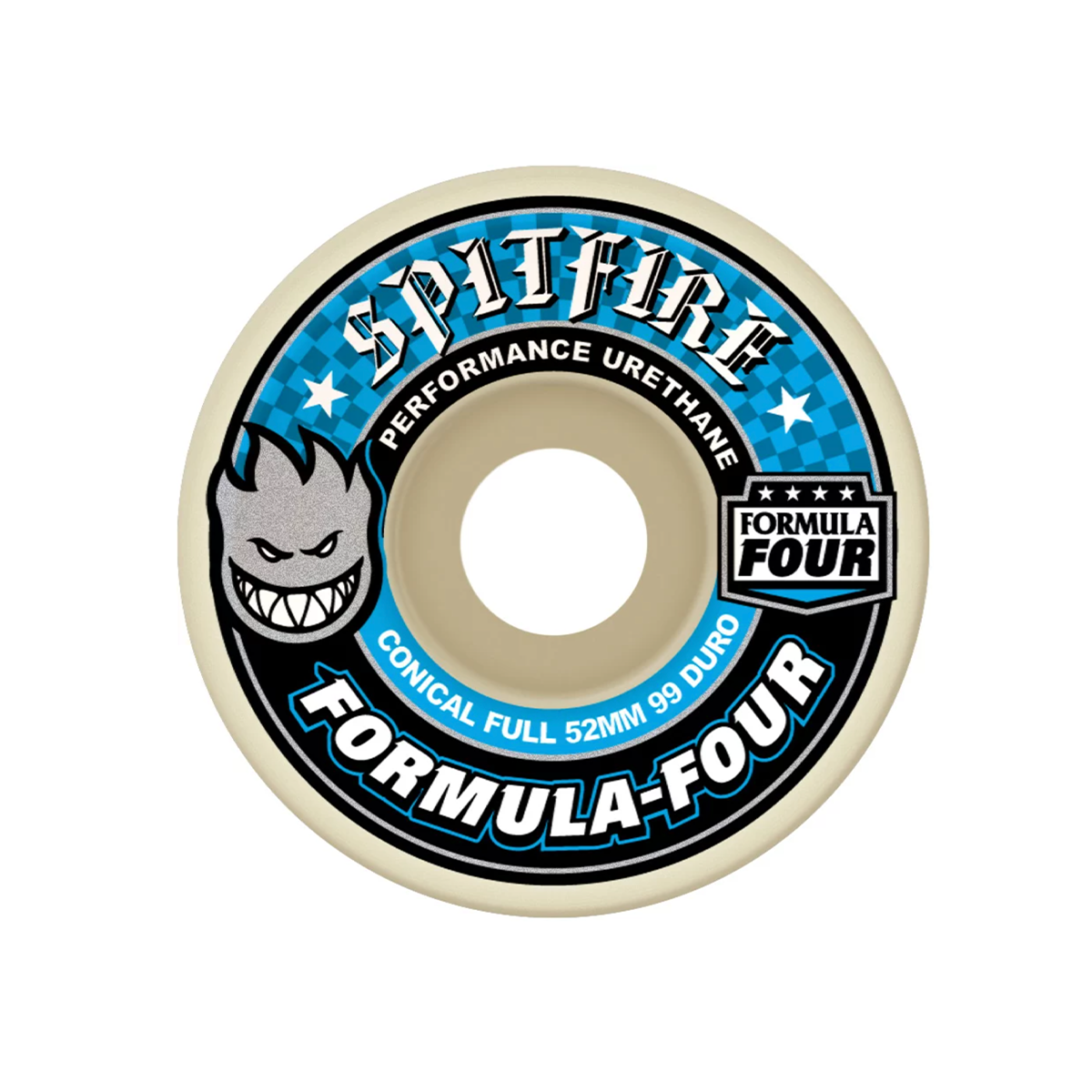 Spitfire Formula Four Conical Full Wheels 99du  Natural - Assorted Sizes
