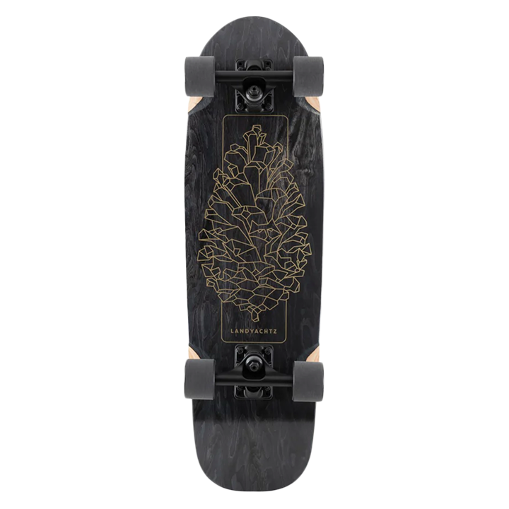 Landyachtz Dinghy Blunt Black Pinecone Cruiser Complete - 28.5