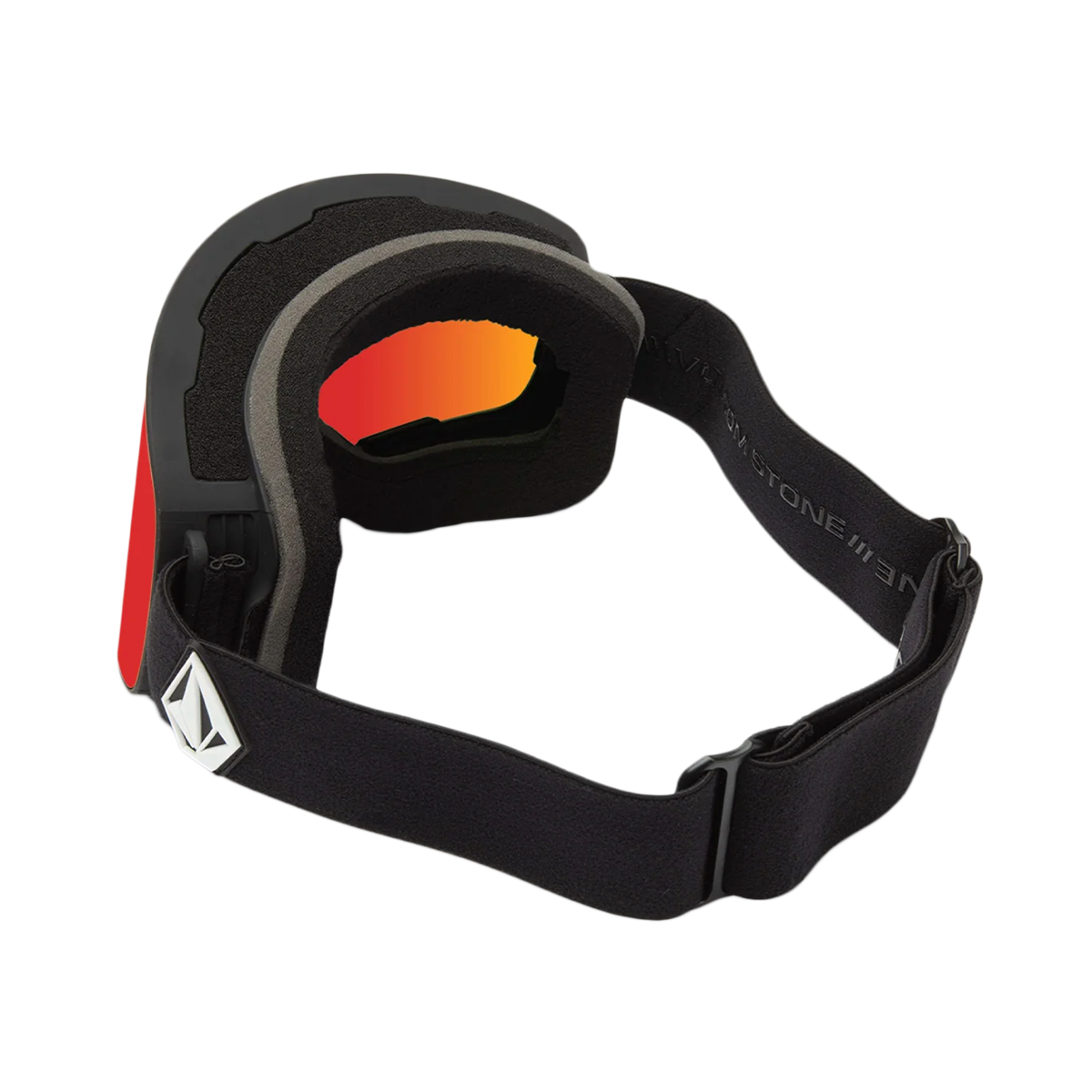 Volcom Odyssey Goggles + Bonus Lens - Matte Black/Red Chrome