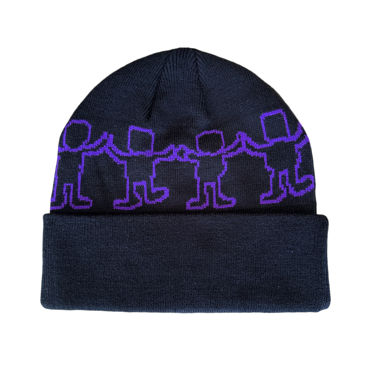 Directive x Corduroy Friends Beanie - Black/Purple