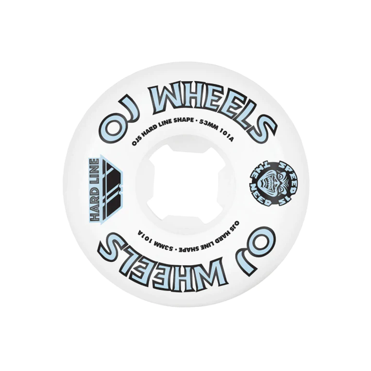 OJ Team Line Original Hardline Wheels 101a Natural - 53mm