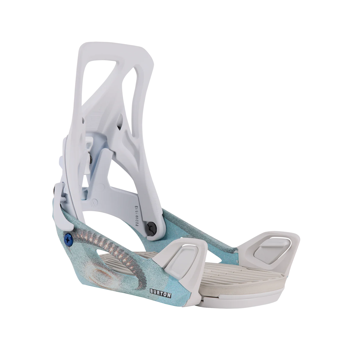 Burton Women's 2024 Step On Re:Flex Snowboard Bindings - White/Graphic