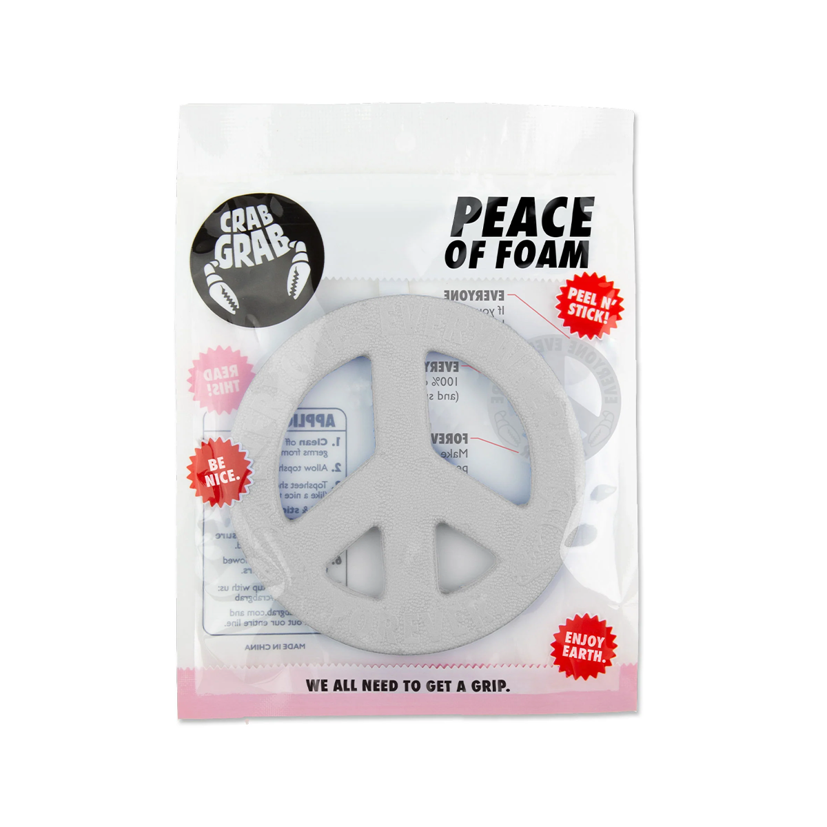 Crab Grab Peace Of Foam Stomp Pad - Assorted