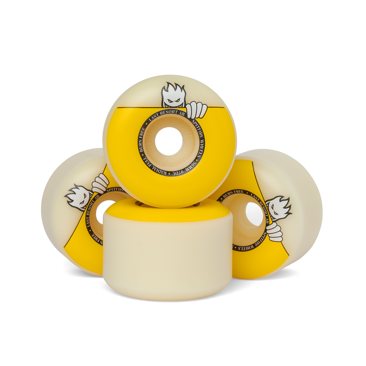 Spitfire x Last Resort Formula Four Radial Full Wheels 97du Natural - 56mm