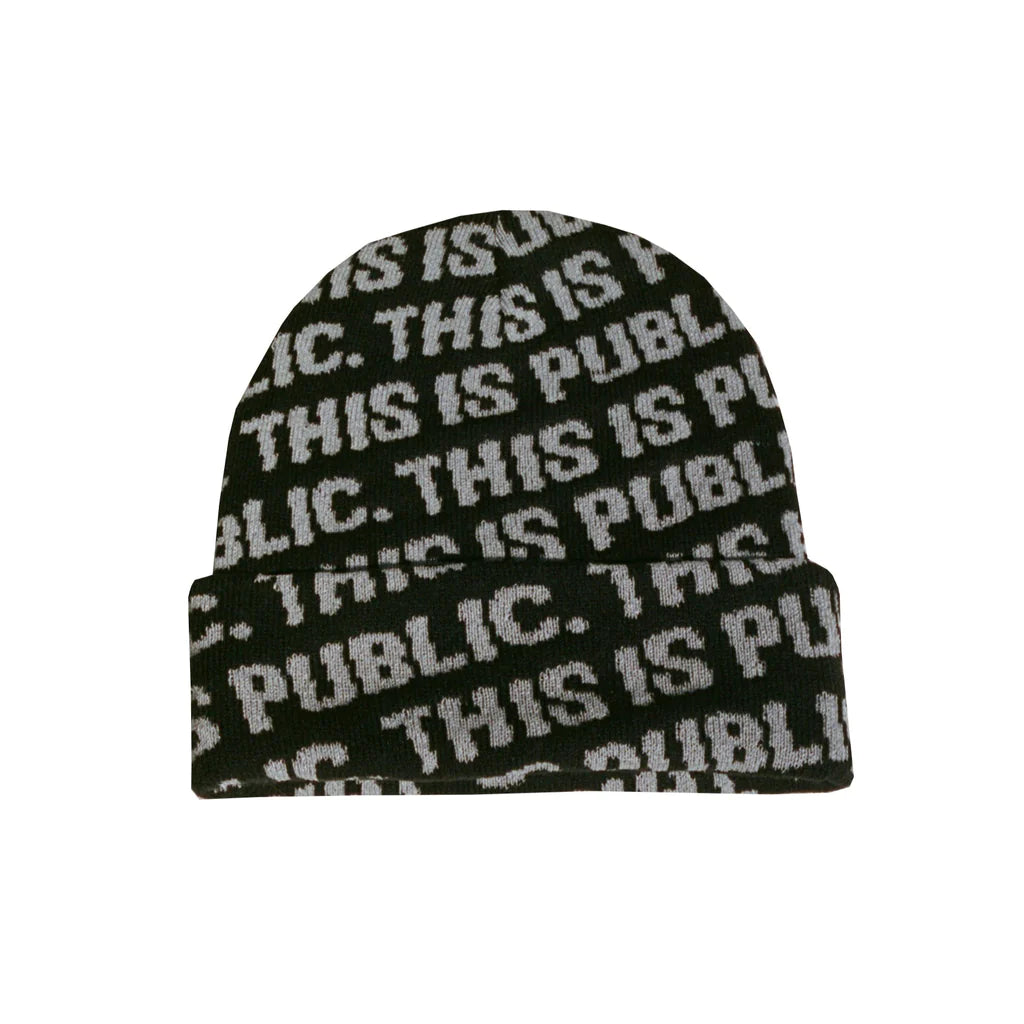 Public This Is Public Beanie - Black