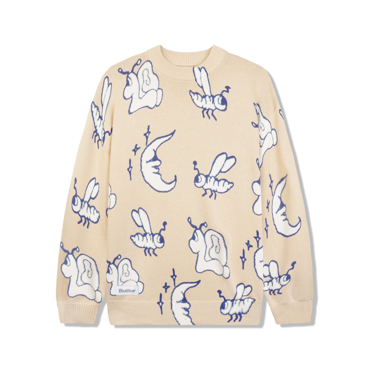 Butter Critter Knitted Sweater - Cream
