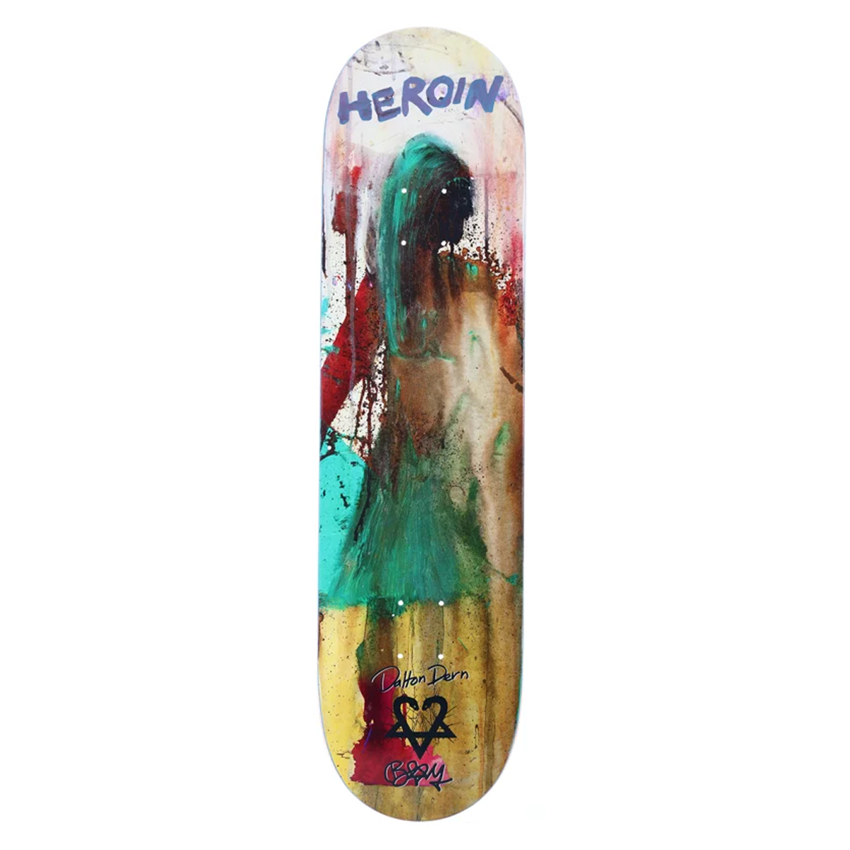 Heroin Dern Bam Skate Deck - 8.38