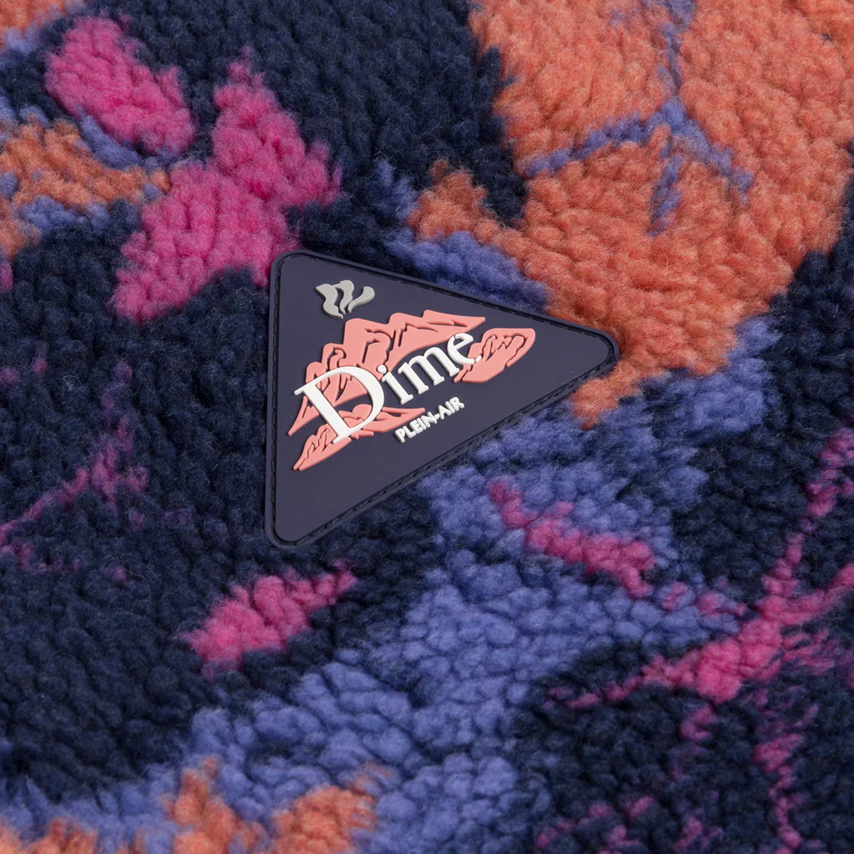 Dime Sherpa Canadian Zip Jacket - Coral