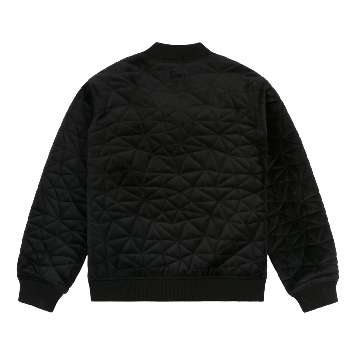 Dime Velour Bomber Jacket - Black
