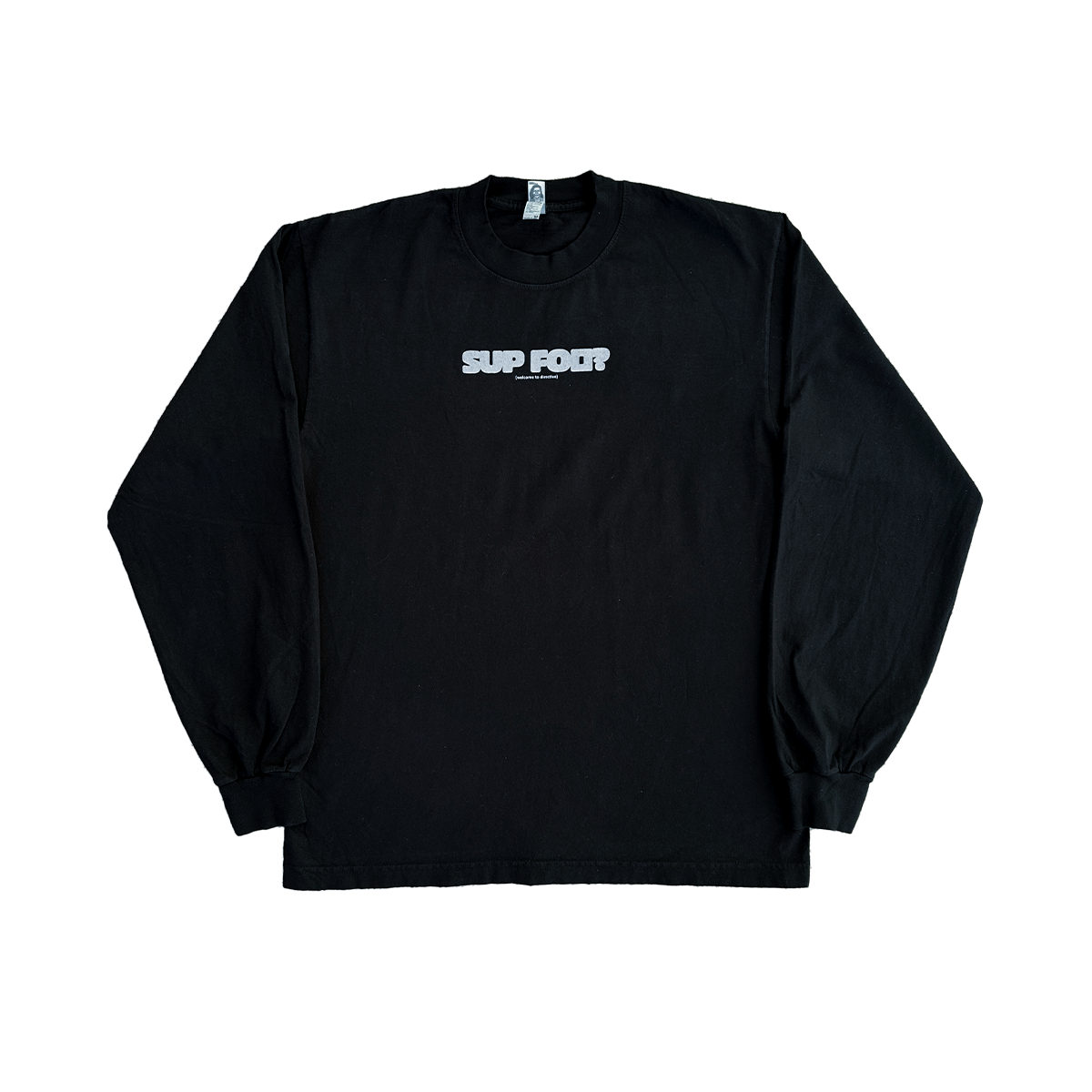 Directive Sup Foo Long Sleeve T-Shirt - Black