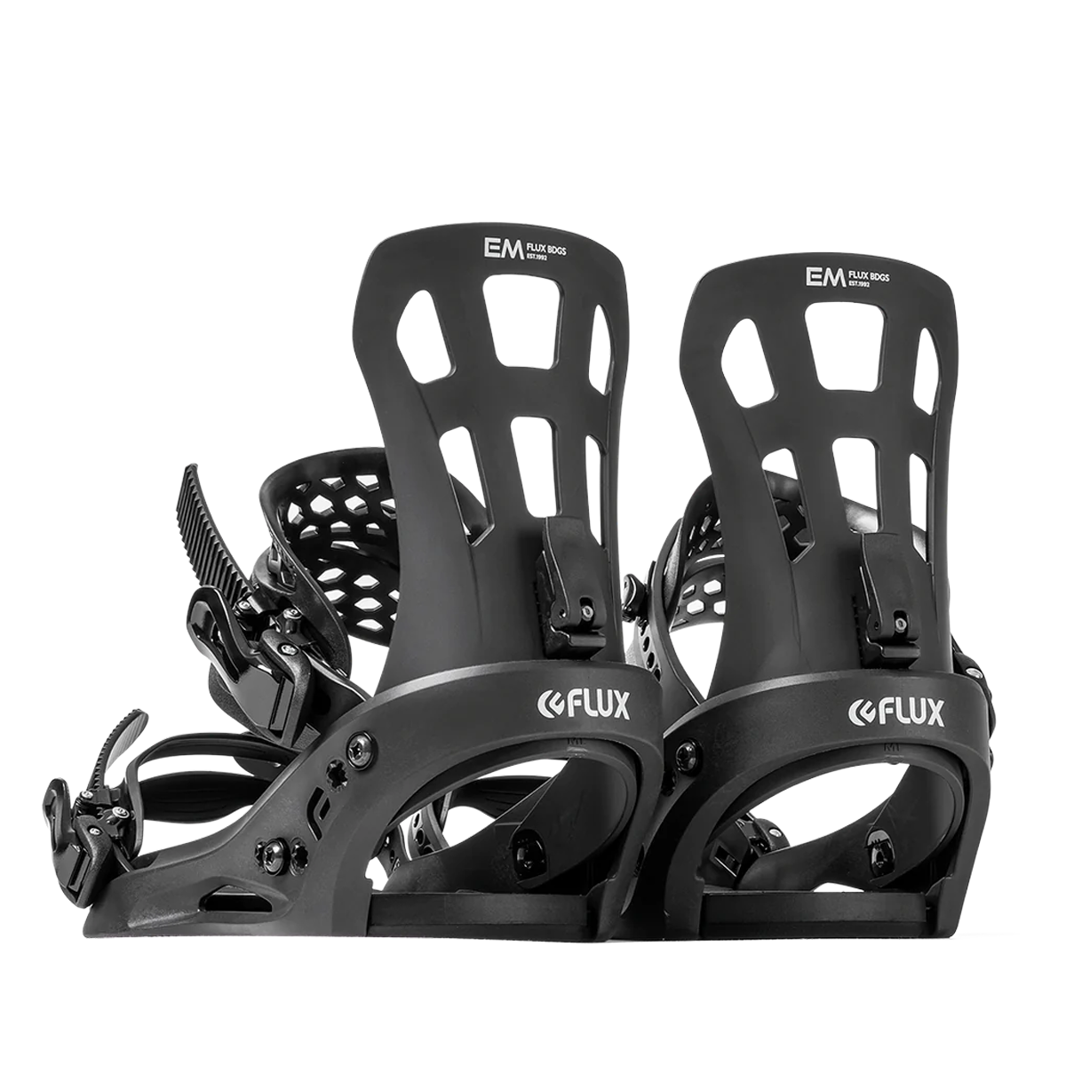 Flux 2024 EM Snowboard Bindings - Black