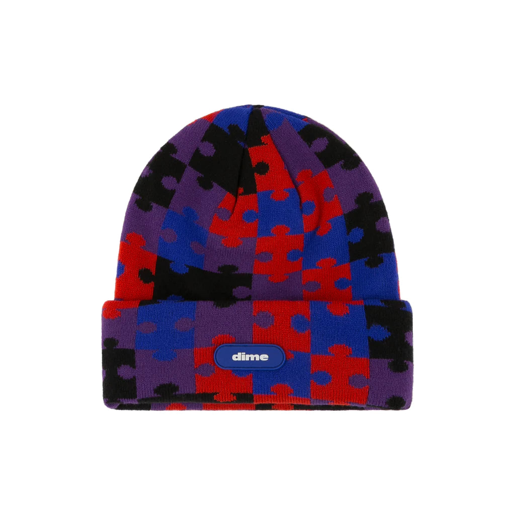 Dime Puzzle Fold Beanie - Assorted