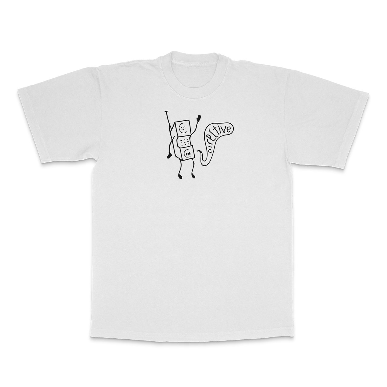 Directive Call Me T-Shirt - White
