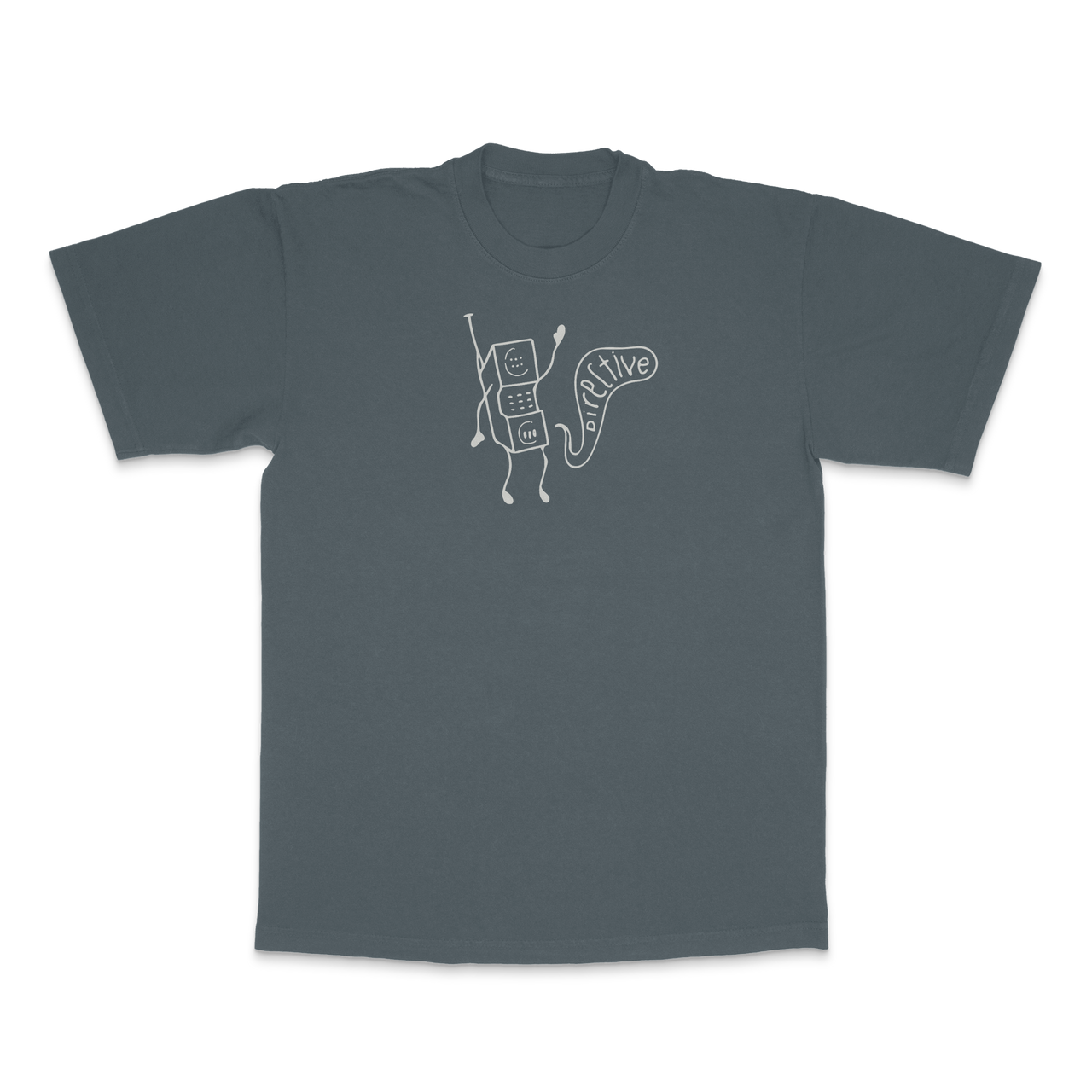 Directive Call Me T-Shirt - Charcoal