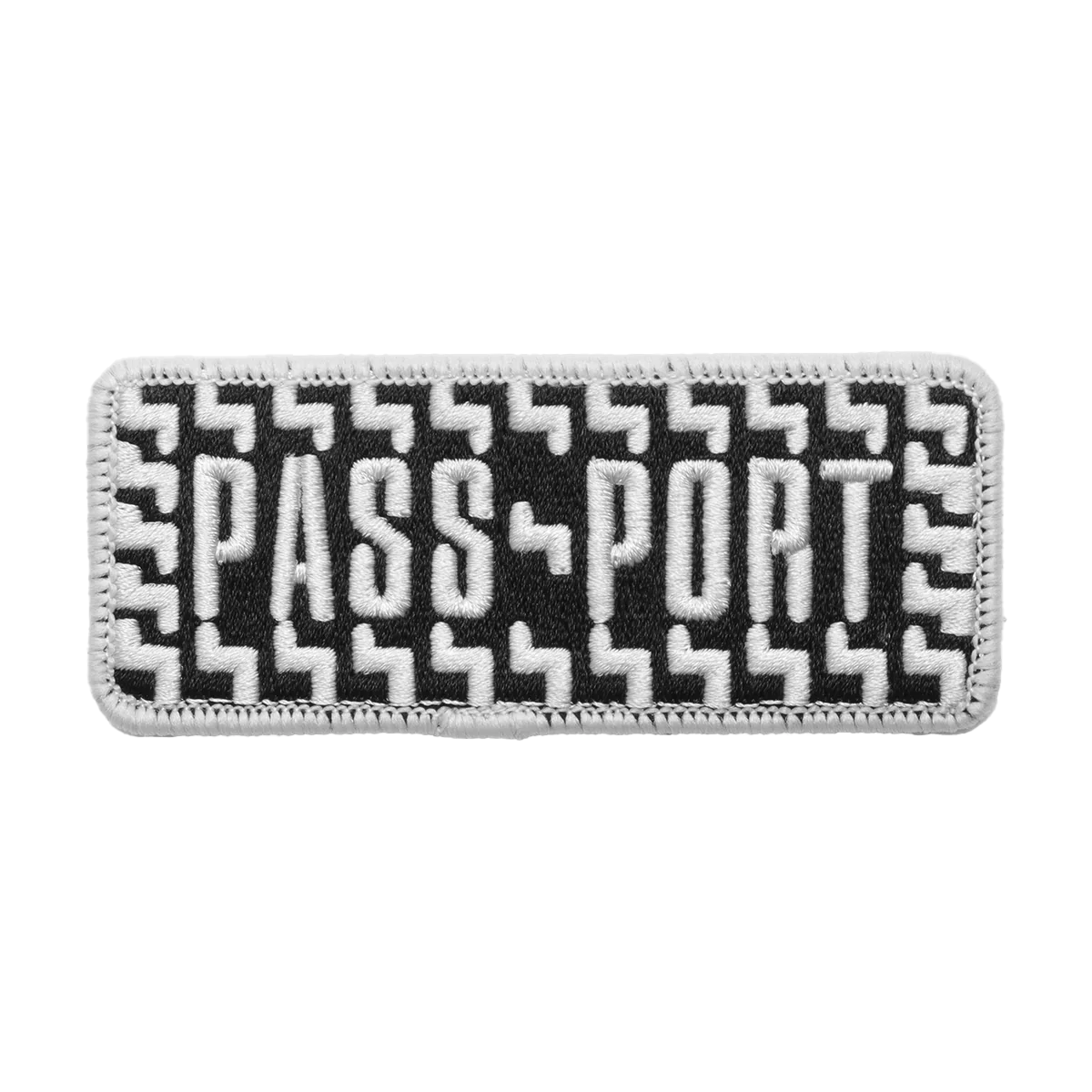 Passport Drain Embroidered Patch
