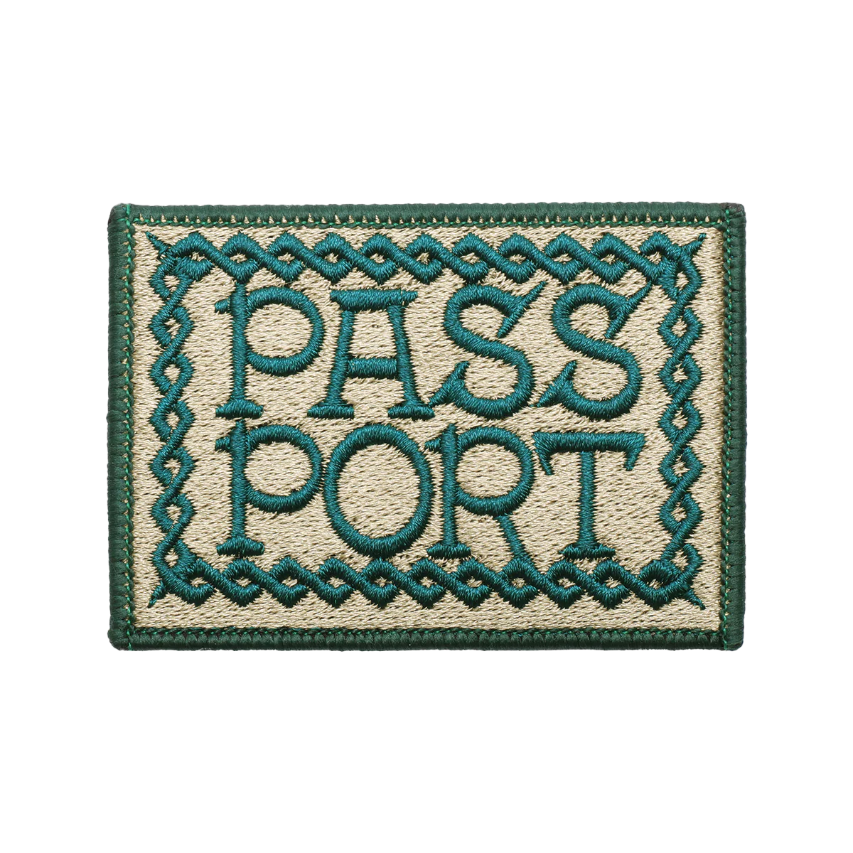 Passport Invasive Logo Embroidered Patch