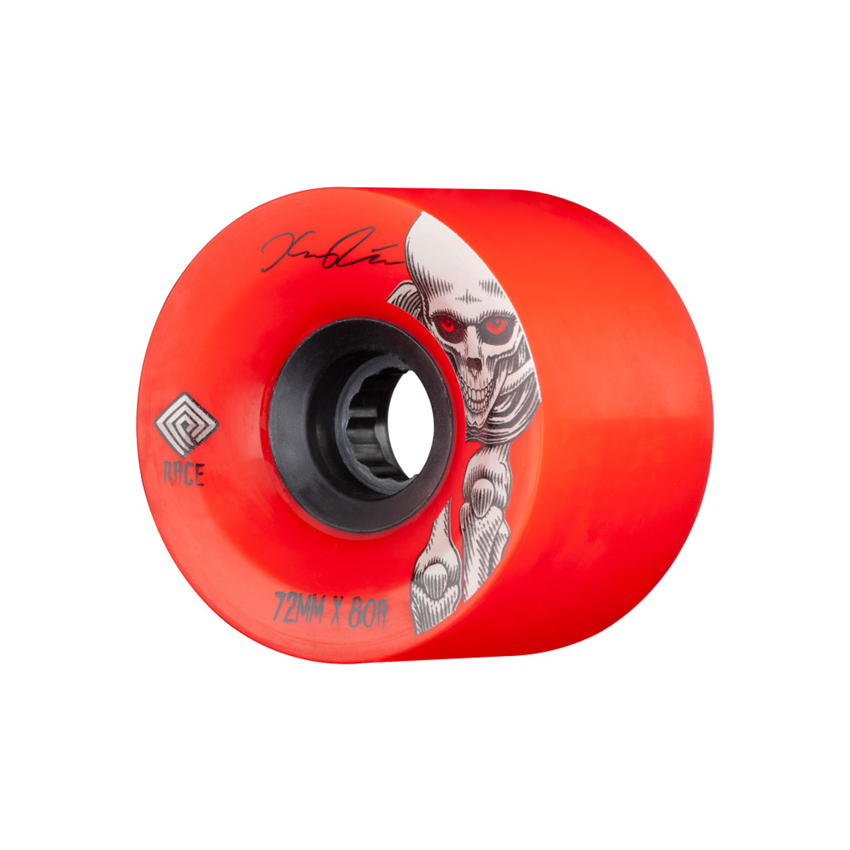 Powell Peralta Pro Kevin Reimer Downhill Longboard Wheels - 80a 72mm Red