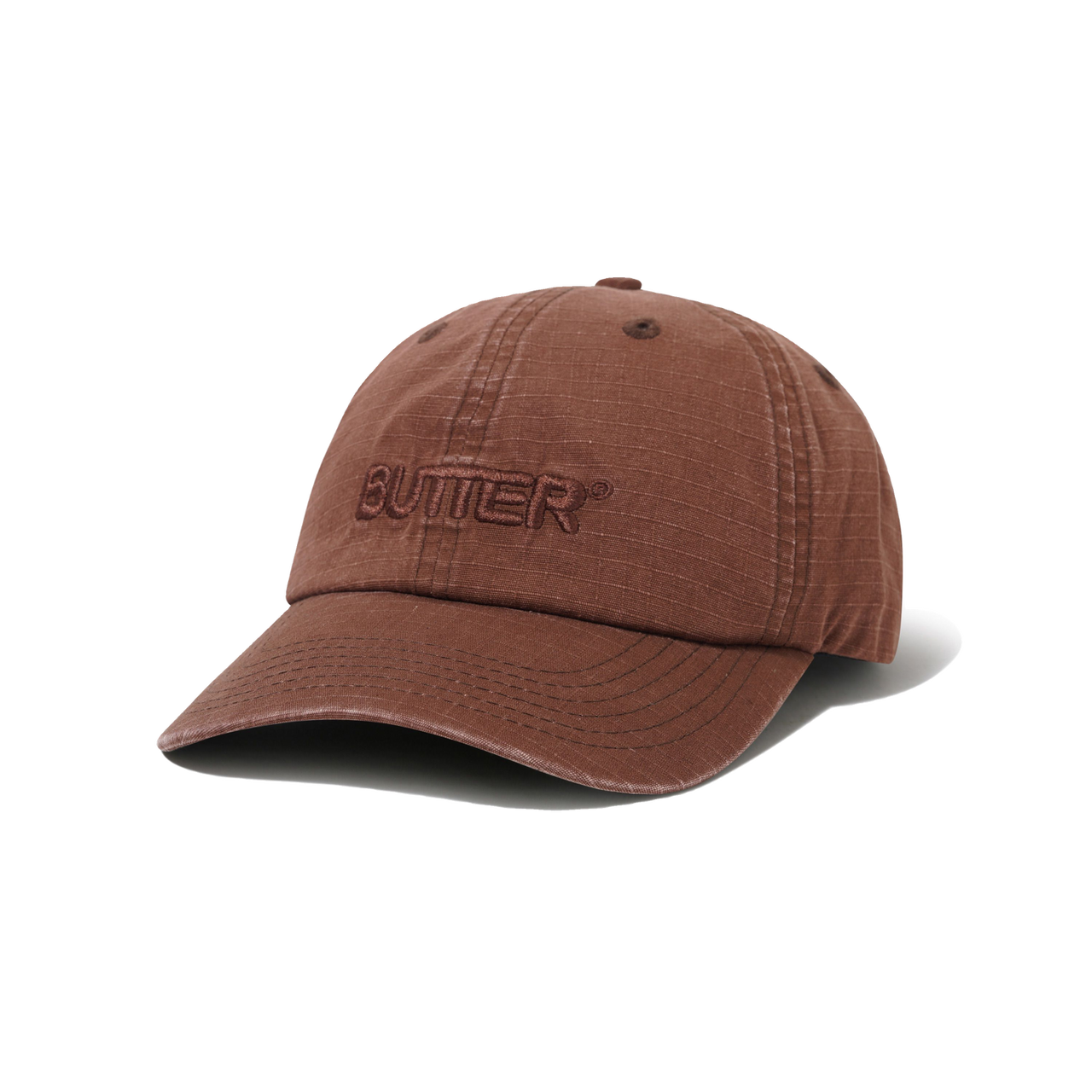 Butter Solar 6 Panel Cap - Washed Brown