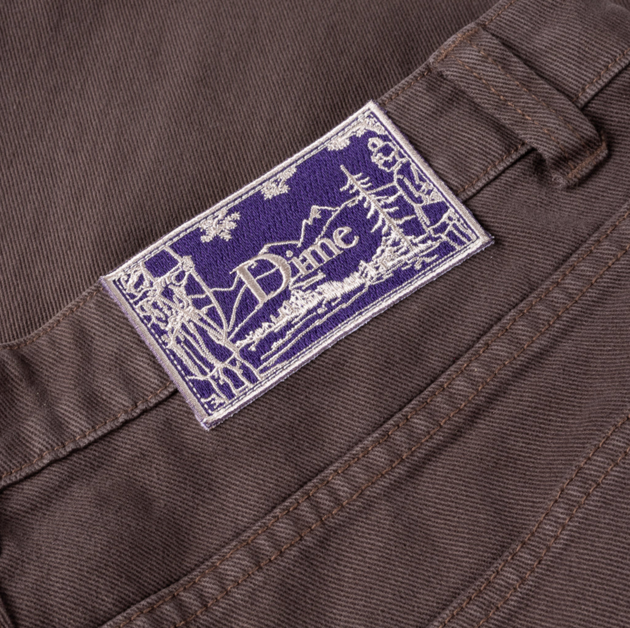 DIME CLASSIC BAGGY DENIM Brown washed DIME CLASSIC BAGGY DENIM Brown washed