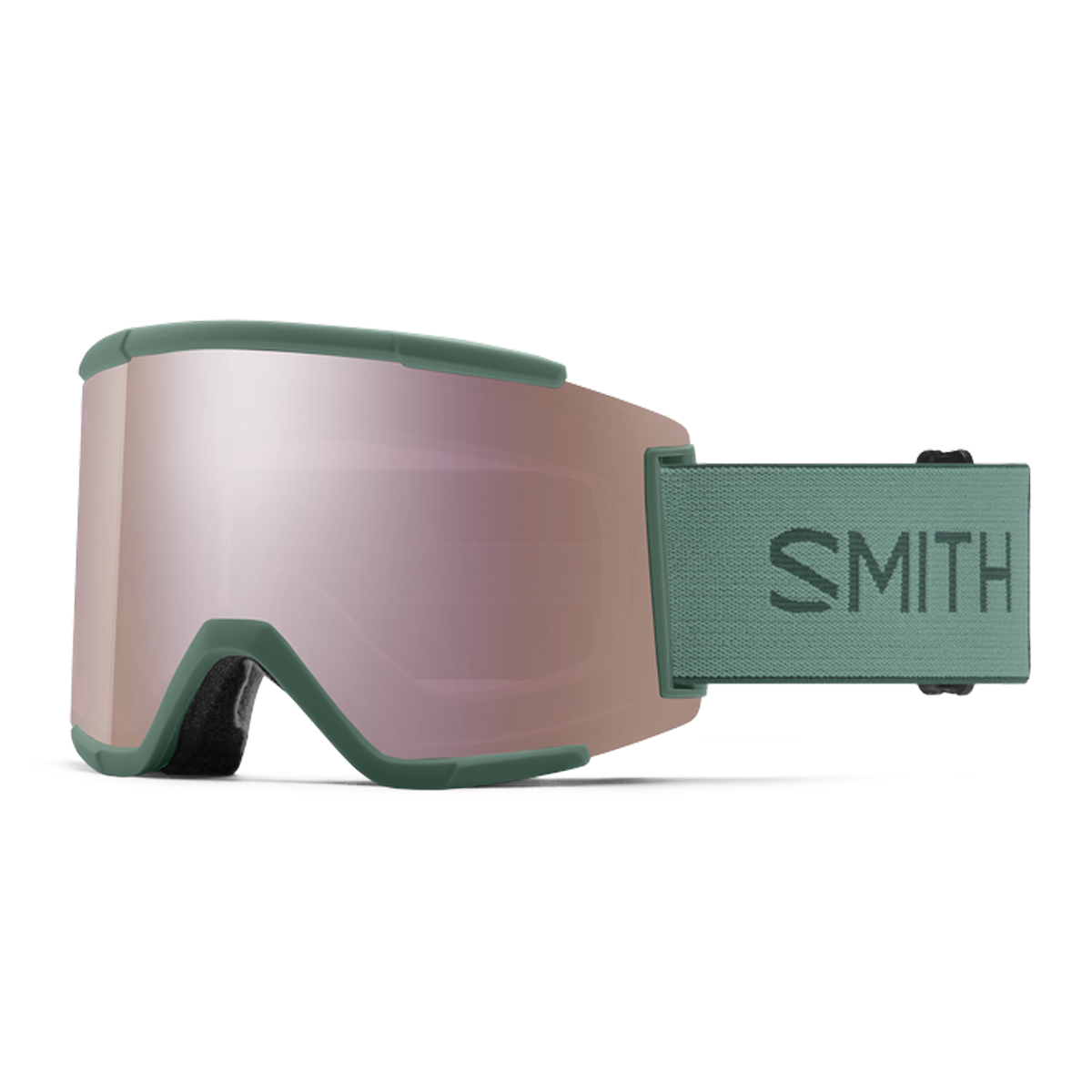 Smith Squad Mag Low Bridge Fit Goggles - Alpine Green w/ Bonus Lens
