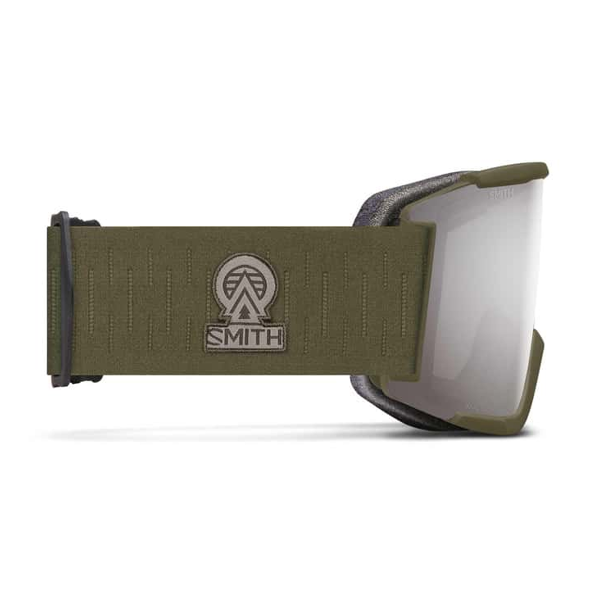 Smith Squad XL Low Bridge Fit Snow Goggles w/ Bonus Lens - Forest