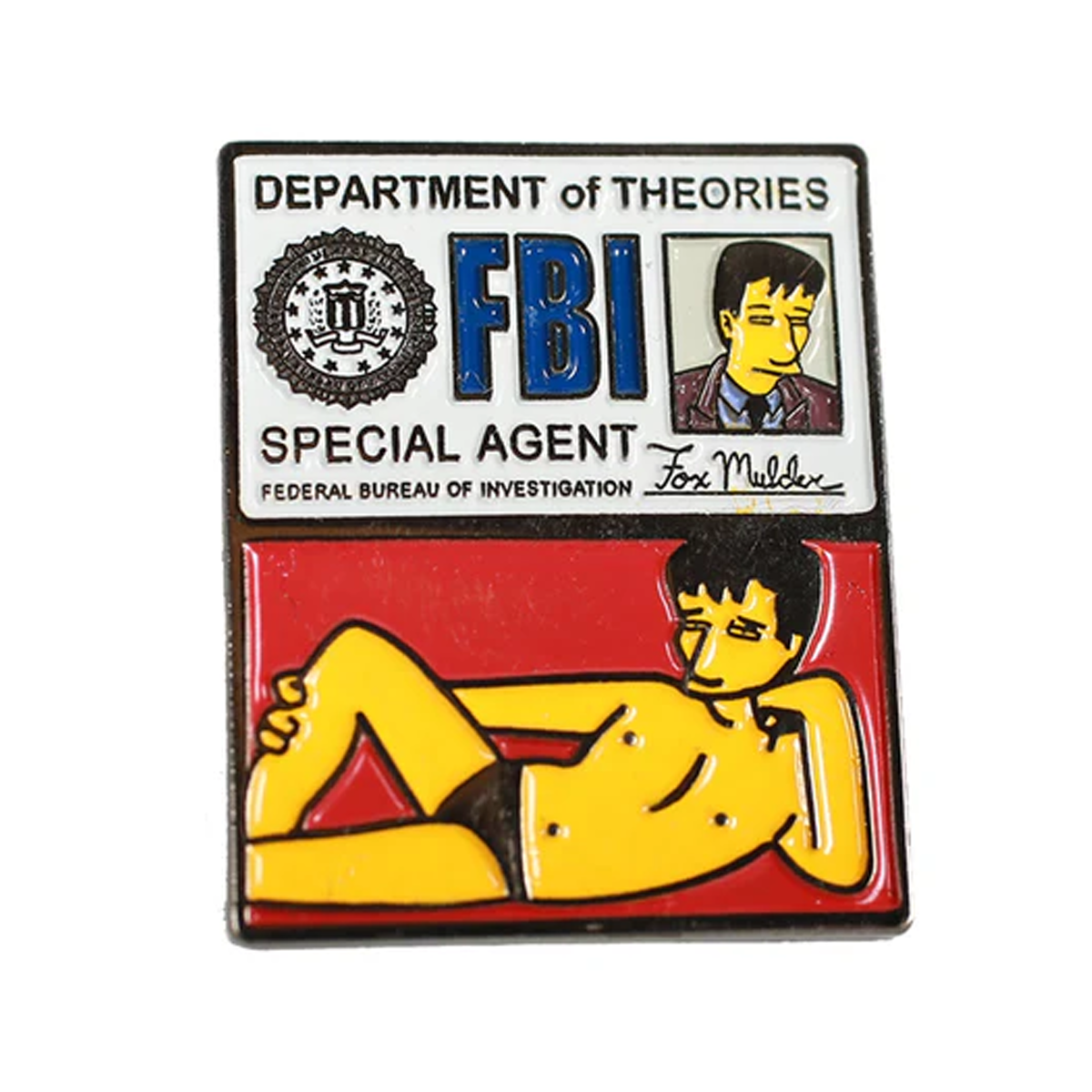 Theories Mulder Enamel Pin