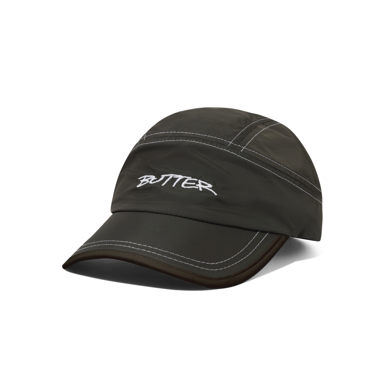 Butter Trace 4 Panel Cap - Olive