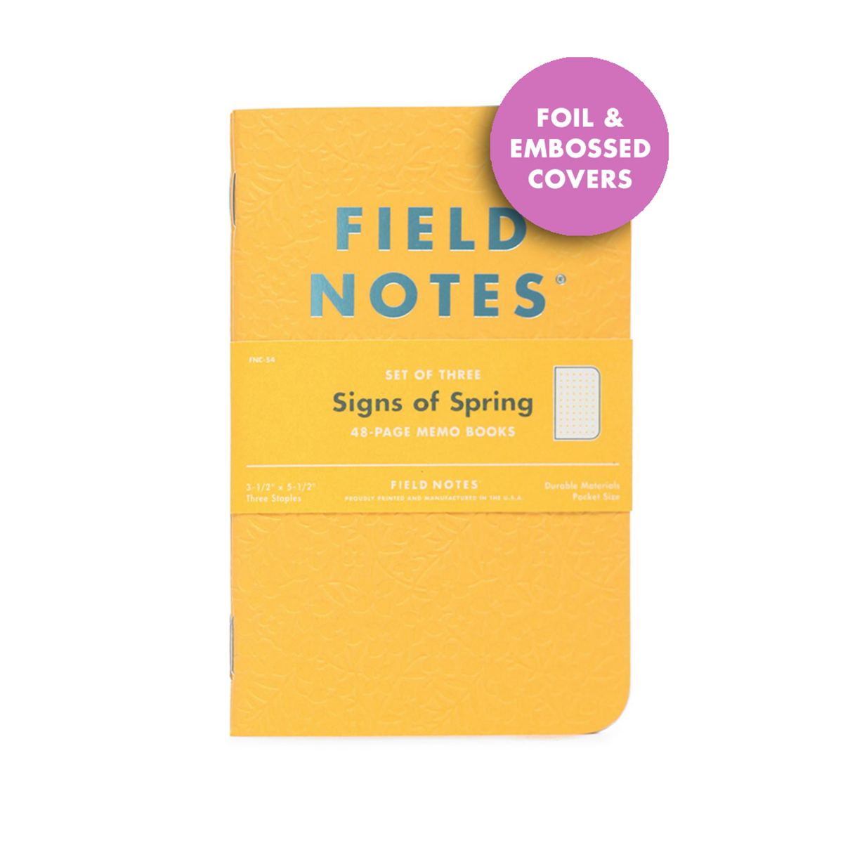 Field Notes Signs Of Spring 3 Pack Notebooks