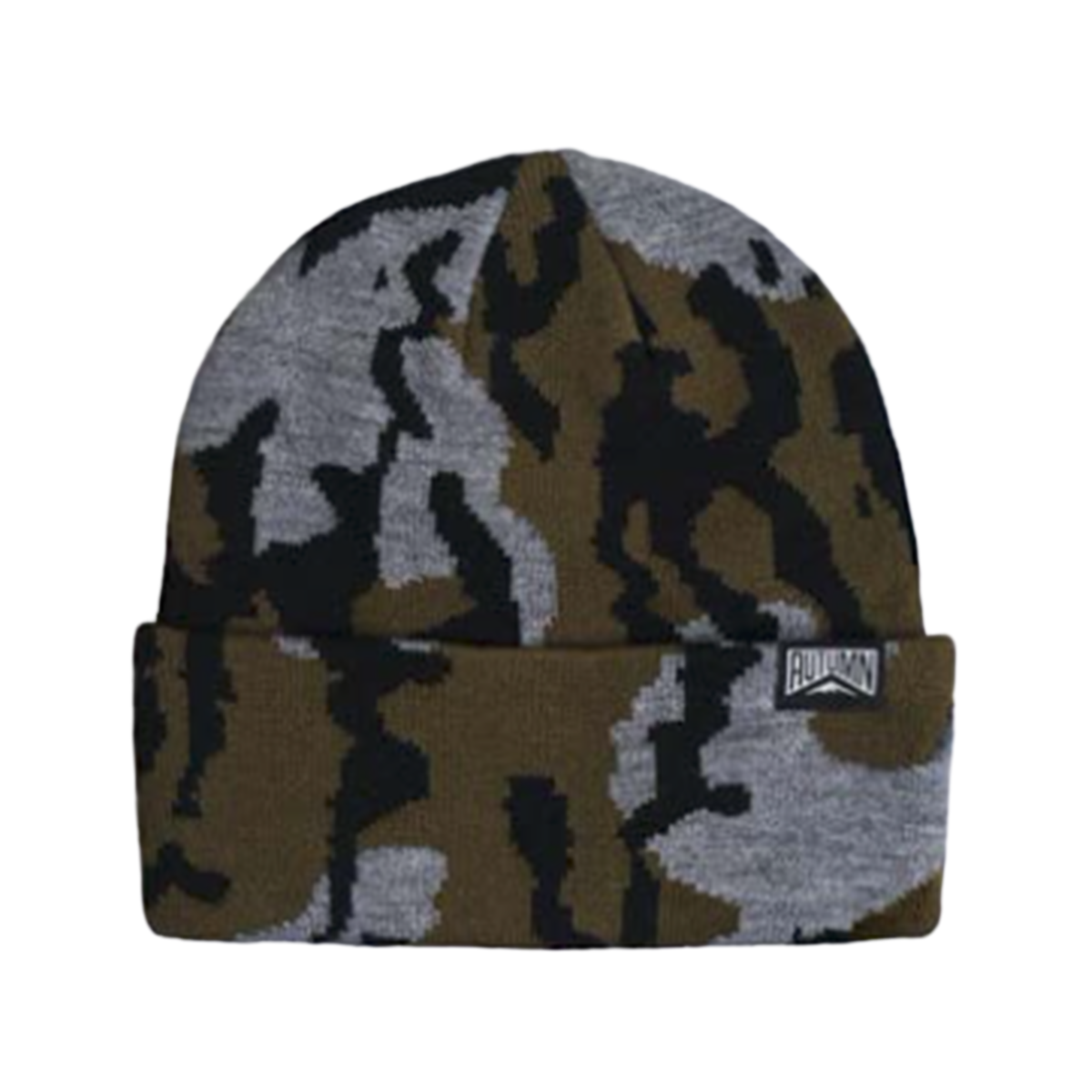 Autumn Old Growth Camo Beanie - Cement
