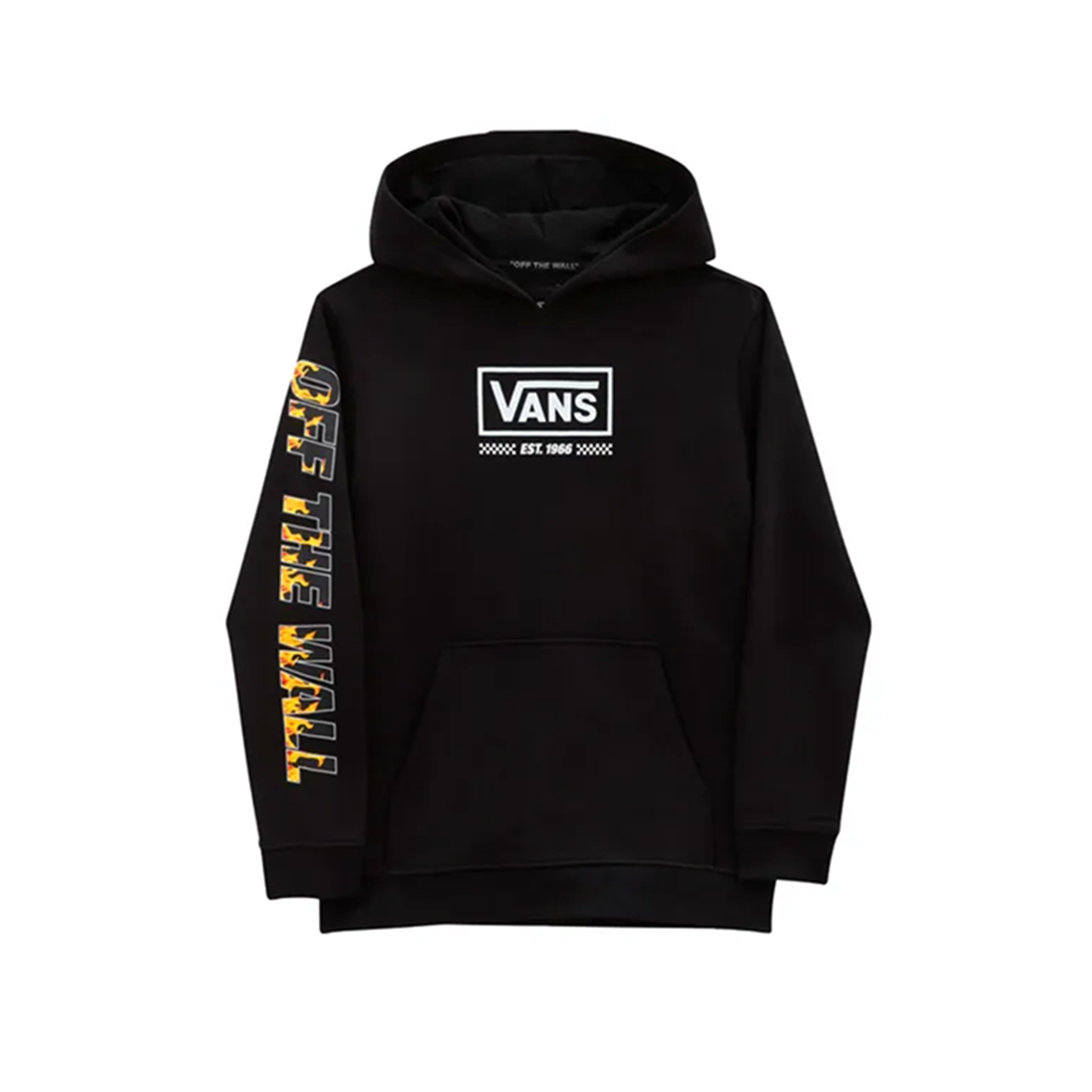 Vans Kids Digi Flames Hoodie - Black