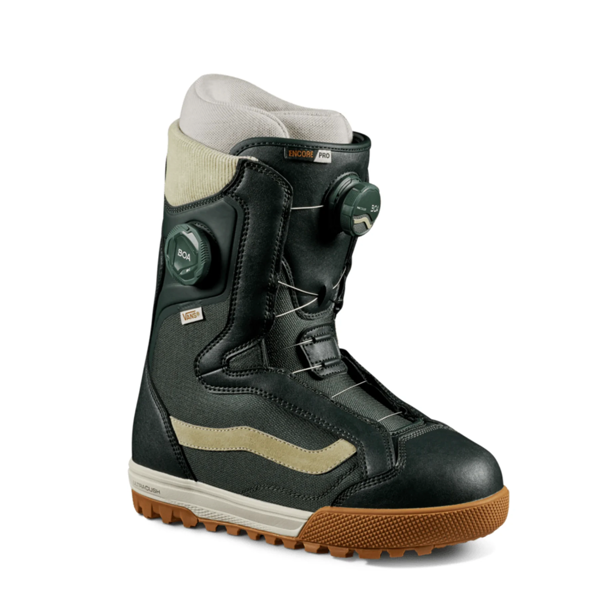 Vans 2024 Women's Encore Pro Snowboard Boot - Dark Green