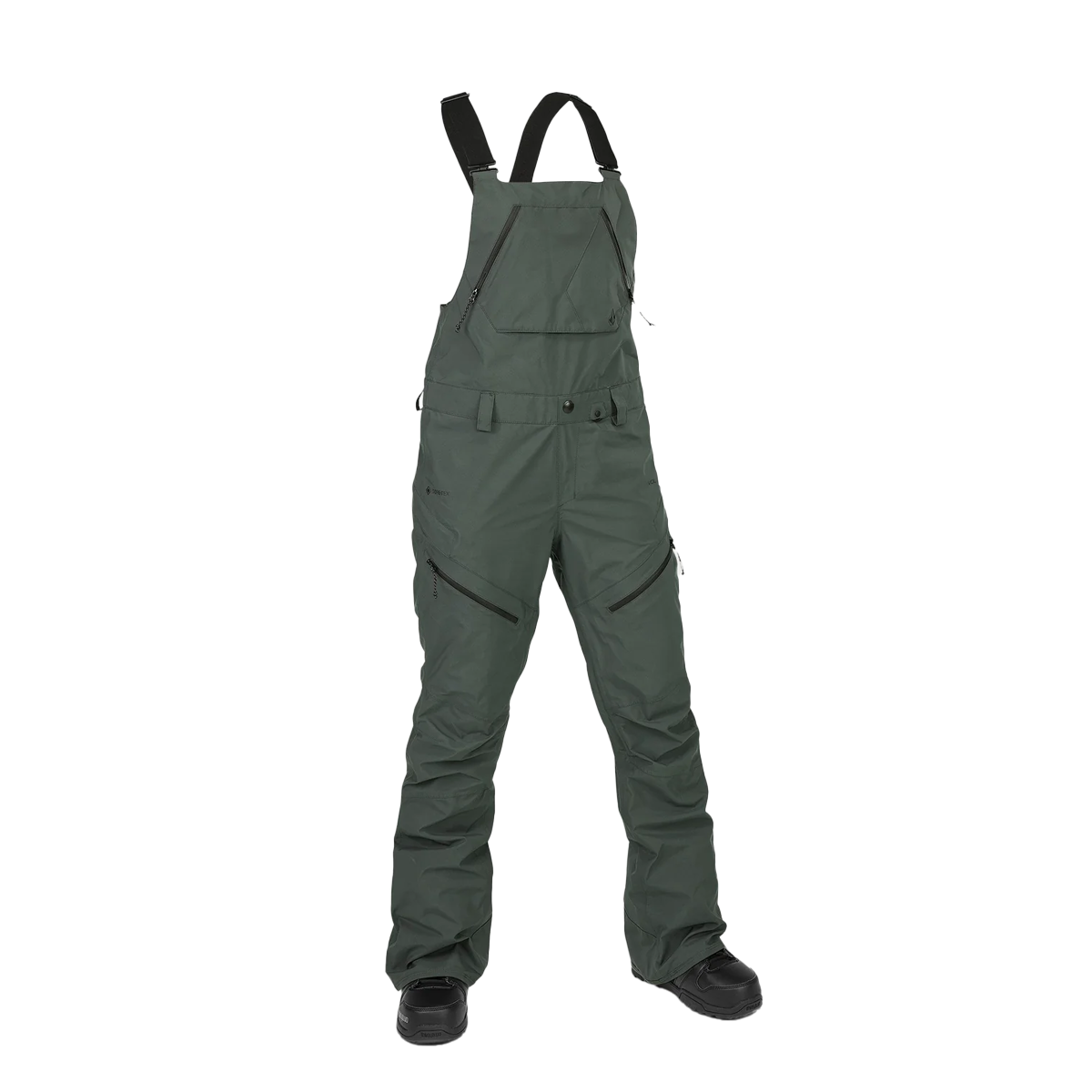 Volcom Women's Elm Stretch Gore-Tex Bib Snow Overalls - Eucalyptus