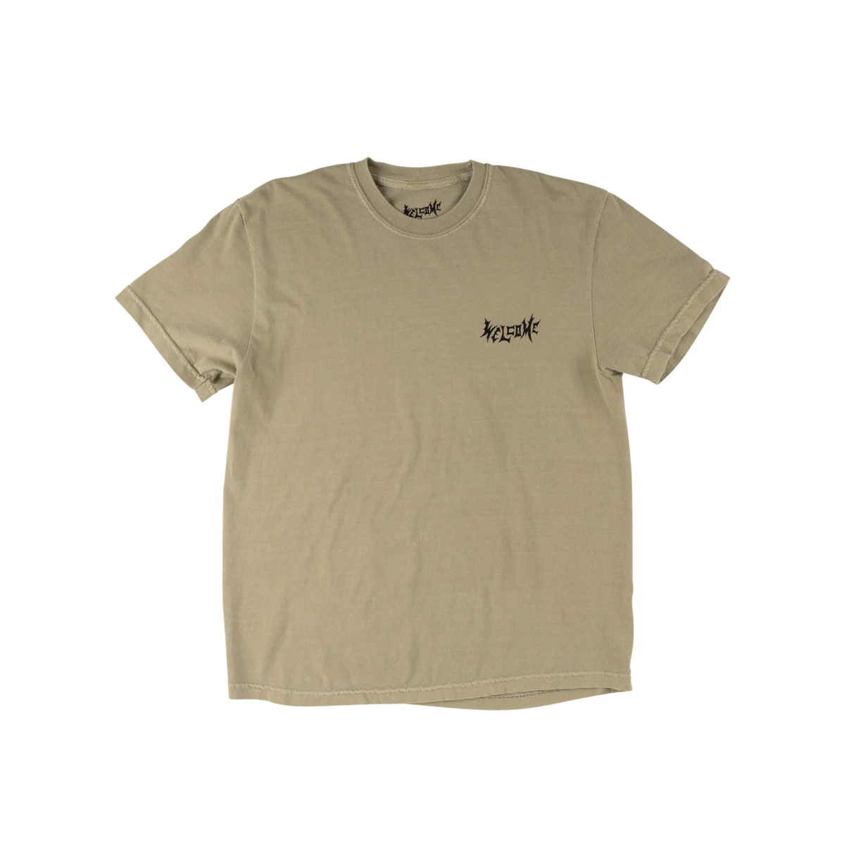Welcome Bapholit Garment-Dyed T-Shirt - Khaki