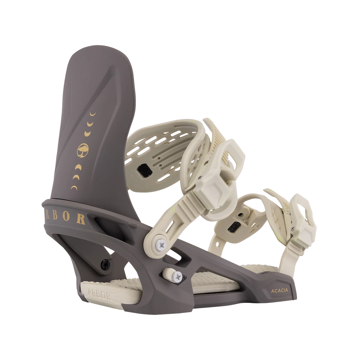 Arbor 2026 Women's Acacia Snowboard Bindings - Plum / Ivory