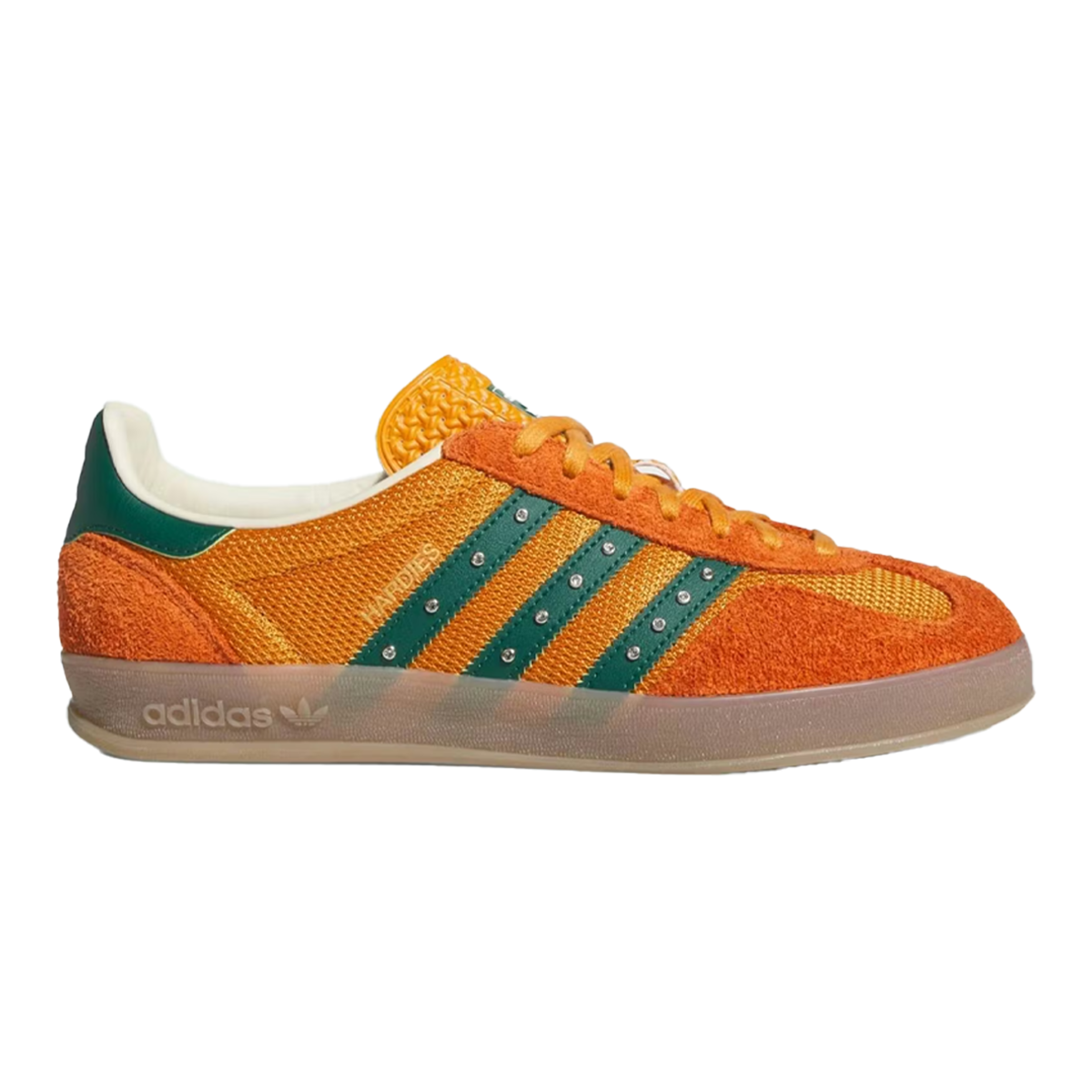 Adidas Hardies Gazelle Shoes - Rust Orange/Collegiate Green/Gum