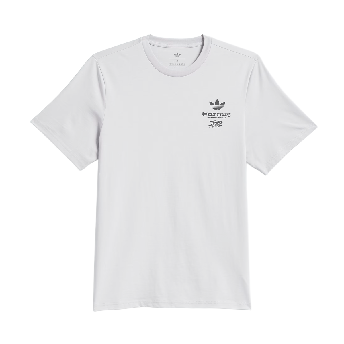 Adidas X Temple of Skate Crane T-Shirt - Light Solid Grey / Black
