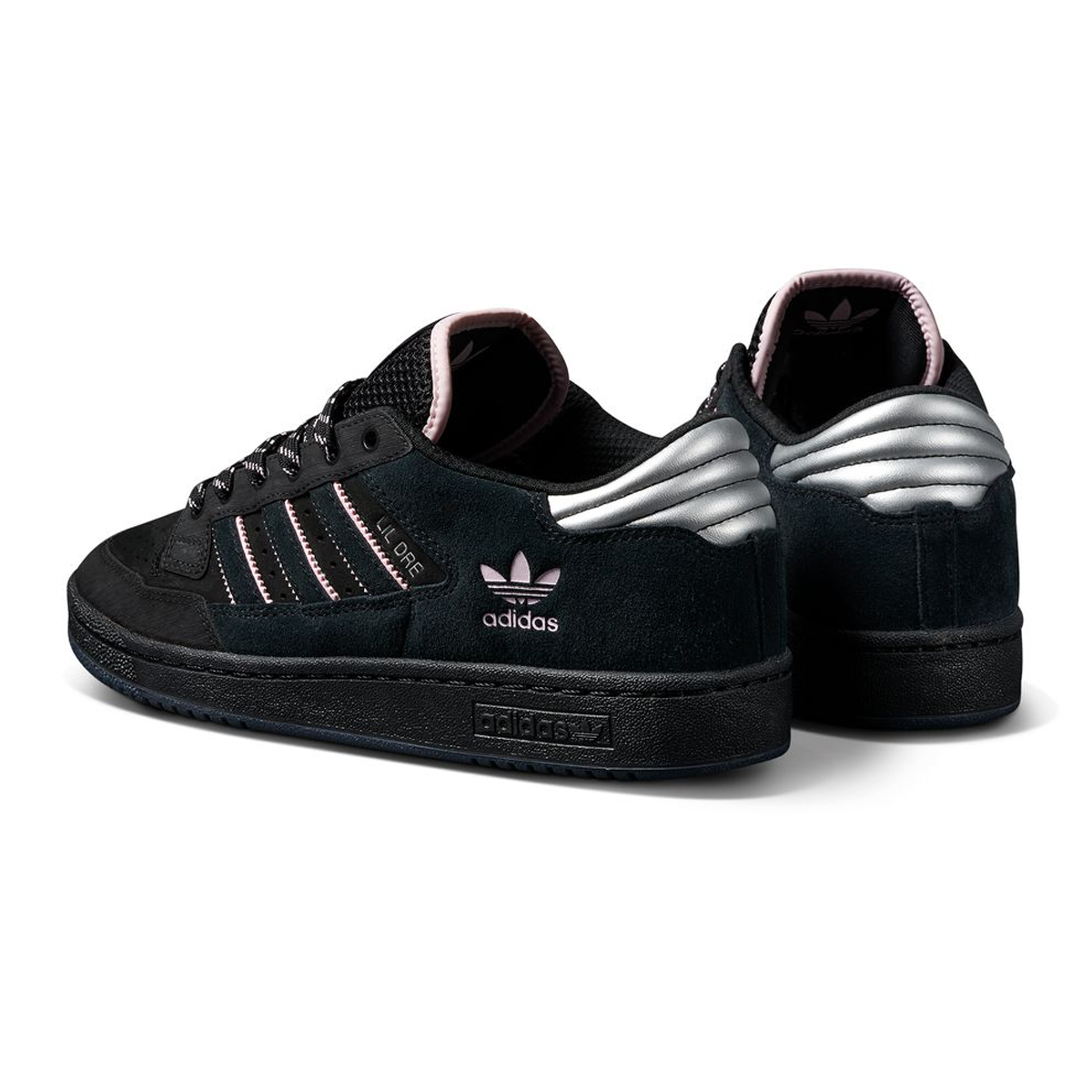 Adidas x Lil Dre Centennial 85 Low ADV Shoes - Core Black / Clear Pink / Core Black