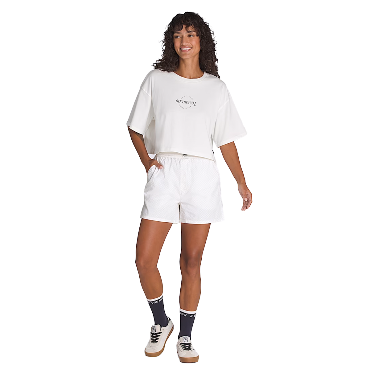 Vans Alicia Boxer Shorts - White