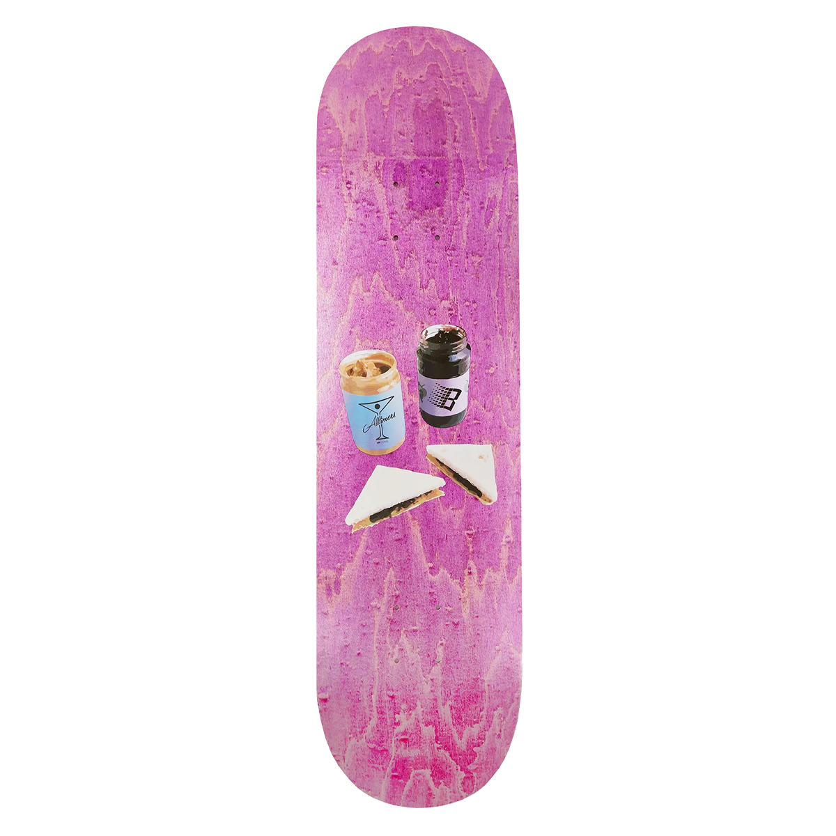 Alltimers X Bronze56k PB & J Skate Deck - 8.25