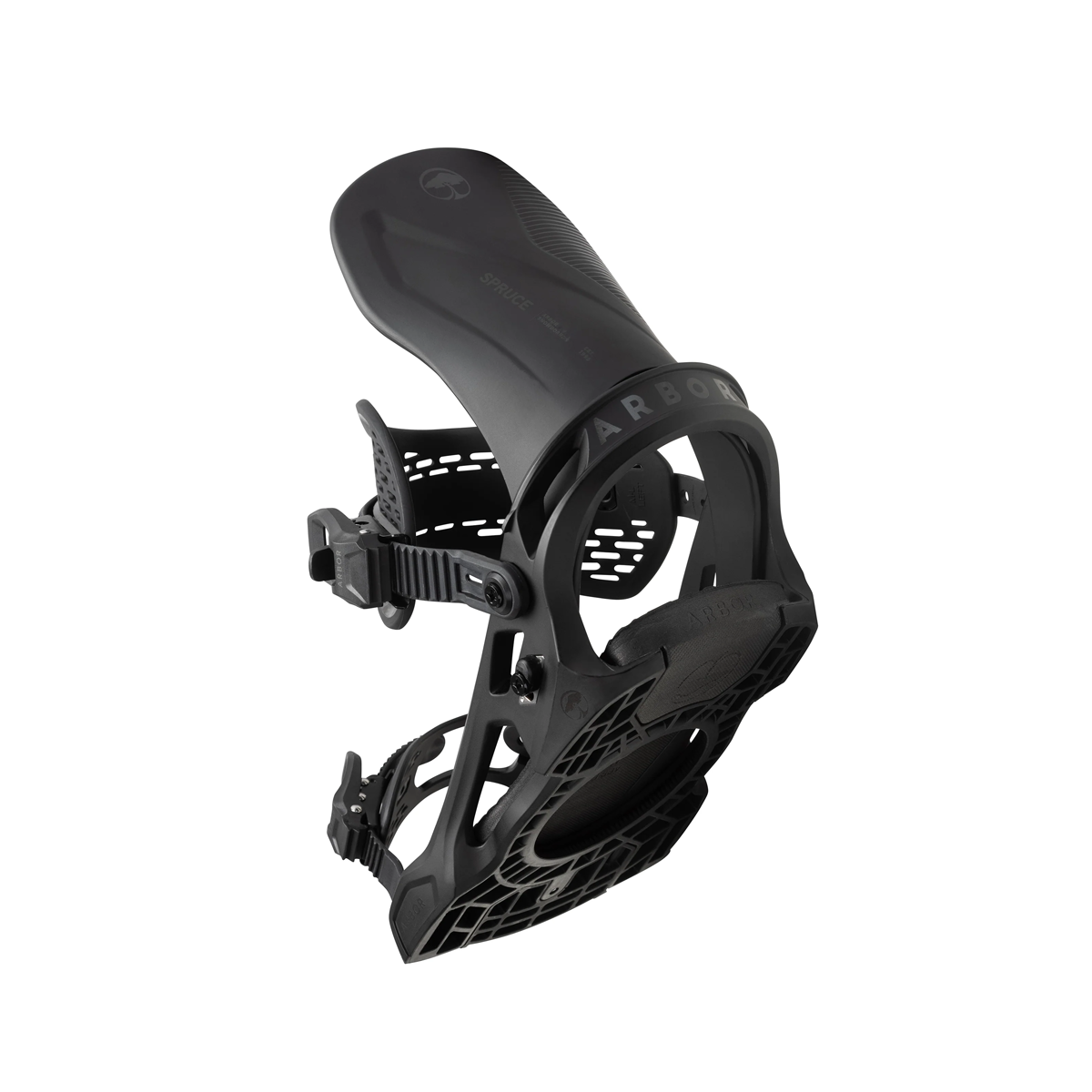 Arbor 2024 Spruce Snowboard Bindings - Black