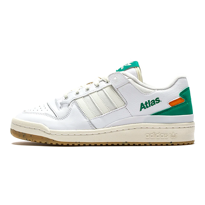 Desarmamiento Orbita pedir Adidas x Atlas Forum 84 Low ADV Shoes - White/Green/Orange - Directive  Boardshop