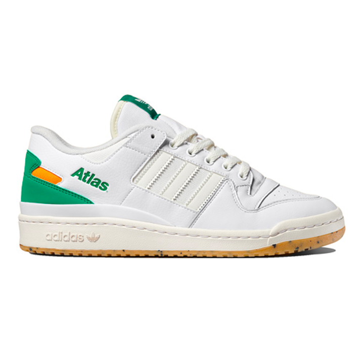 Adidas x Atlas Forum 84 Low ADV Shoes - White/Green/Orange