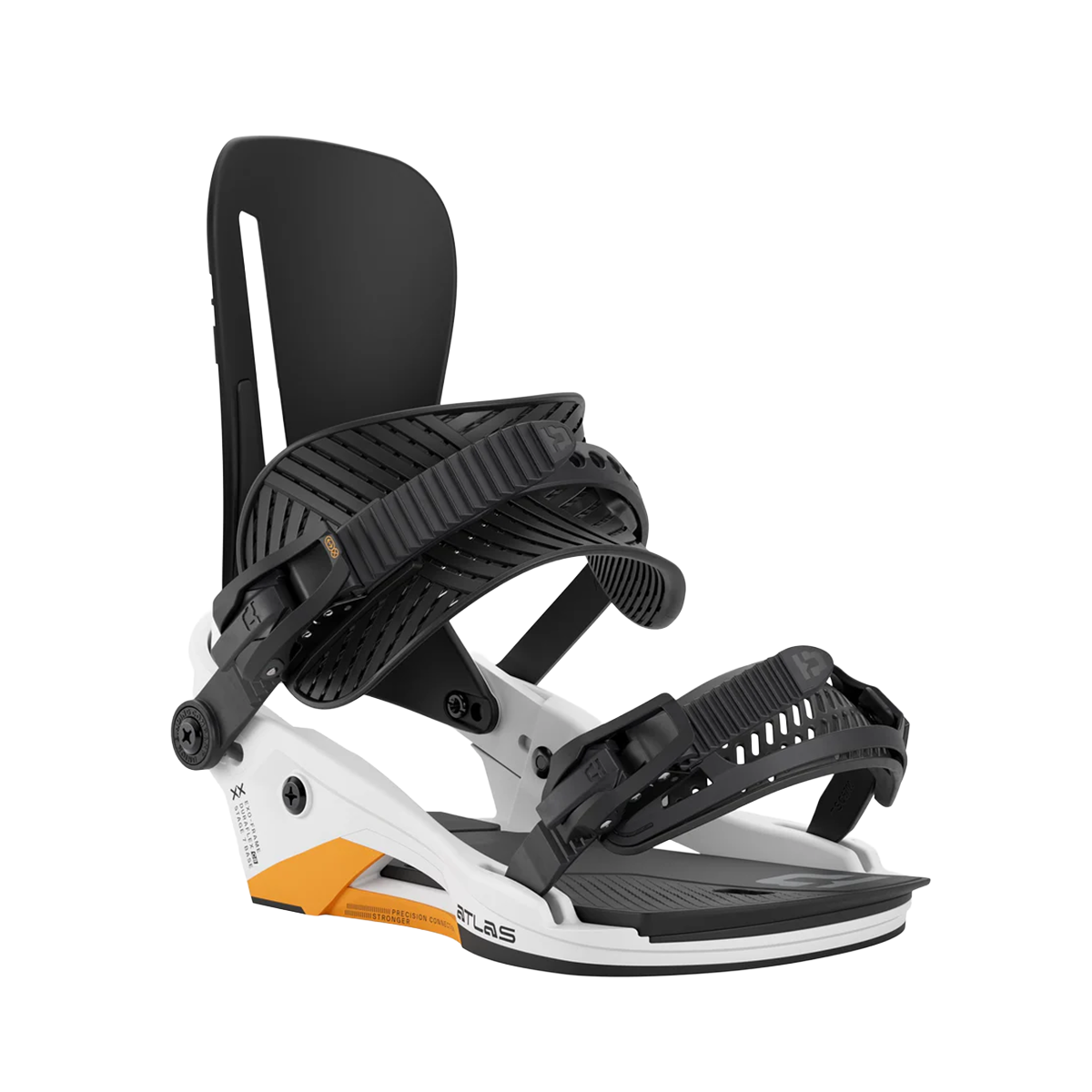 Union 2026 Atlas Snowboard Bindings - White / Orange