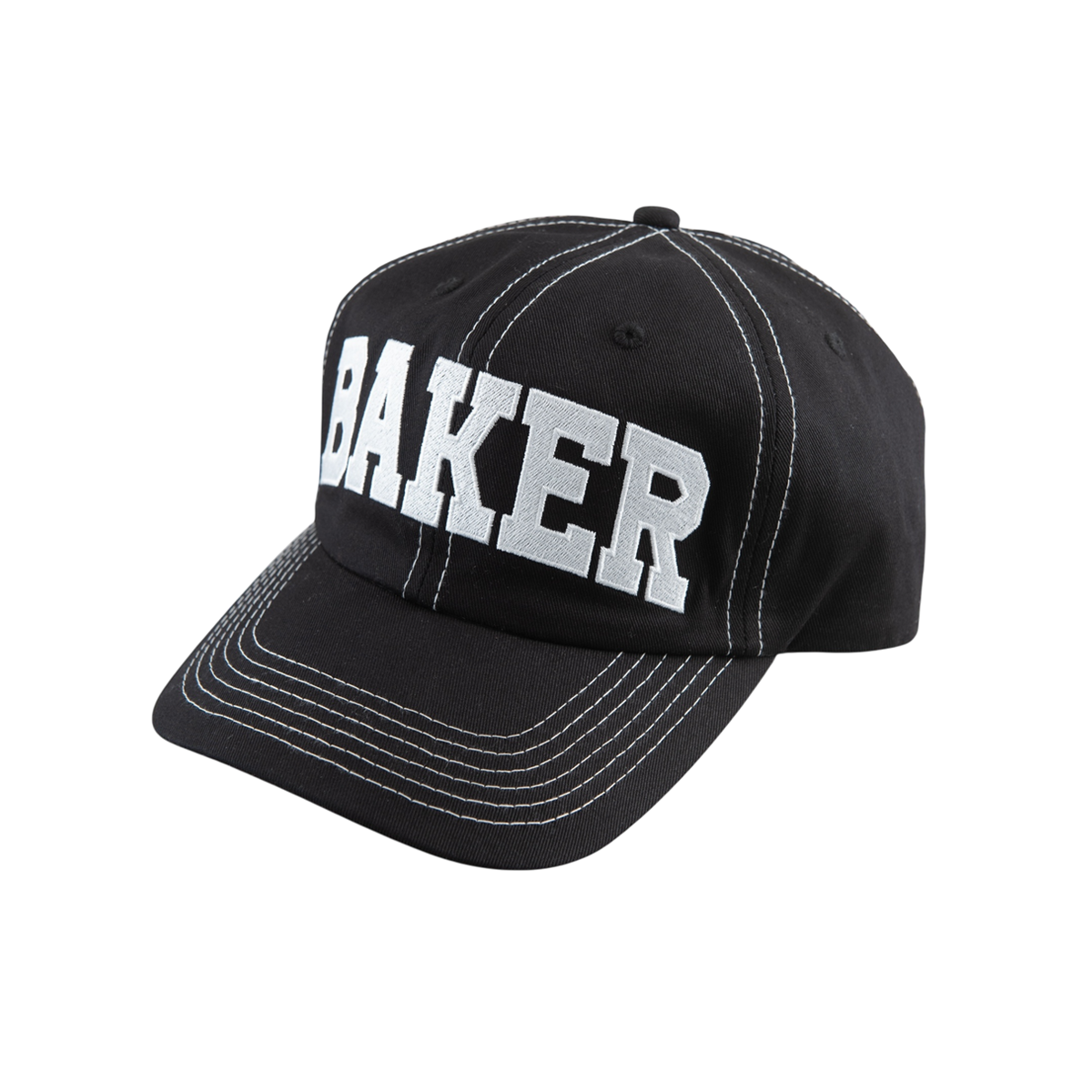 Baker Apex Snapback Hat - Black/White