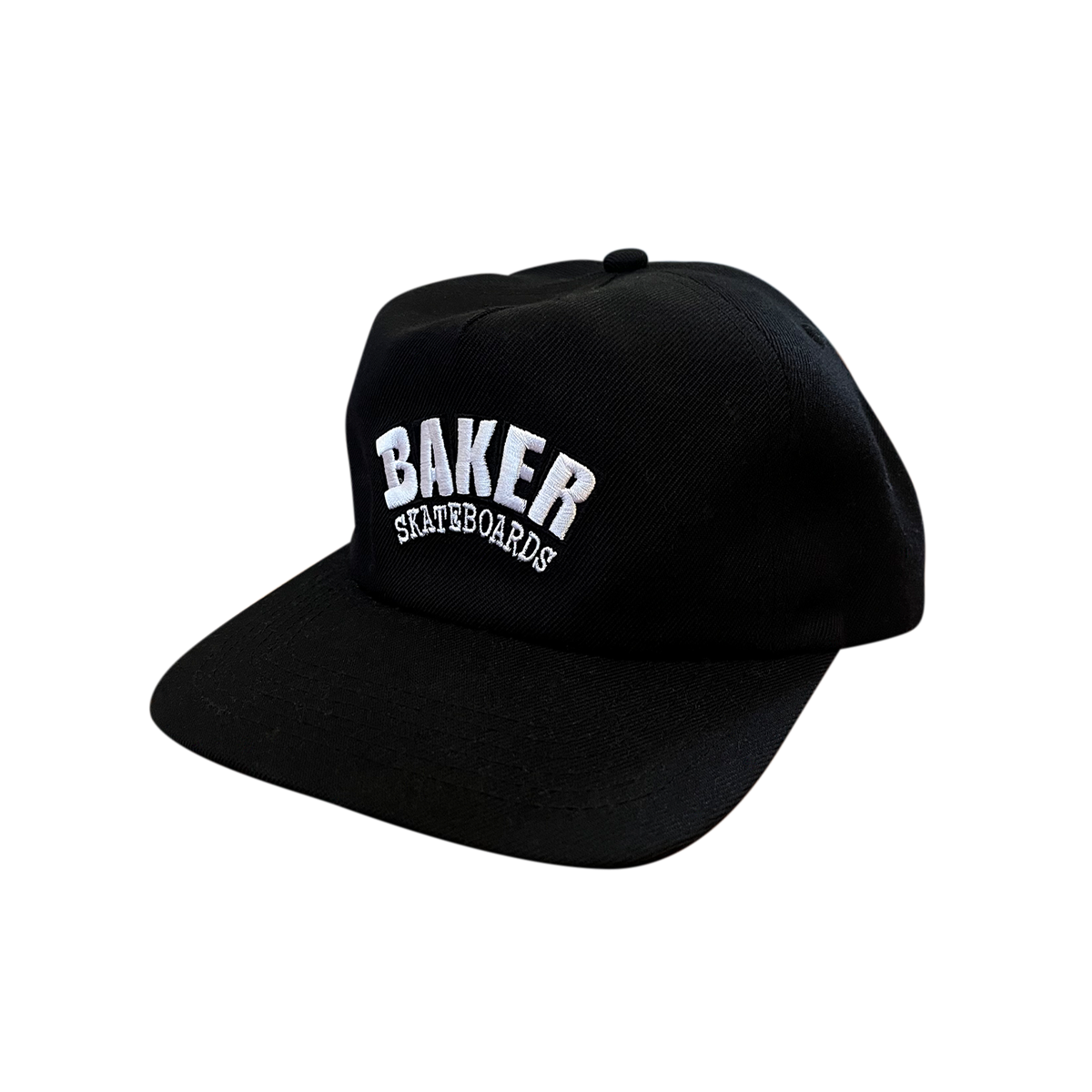 Baker Arch Logo Snapback Hat - Black